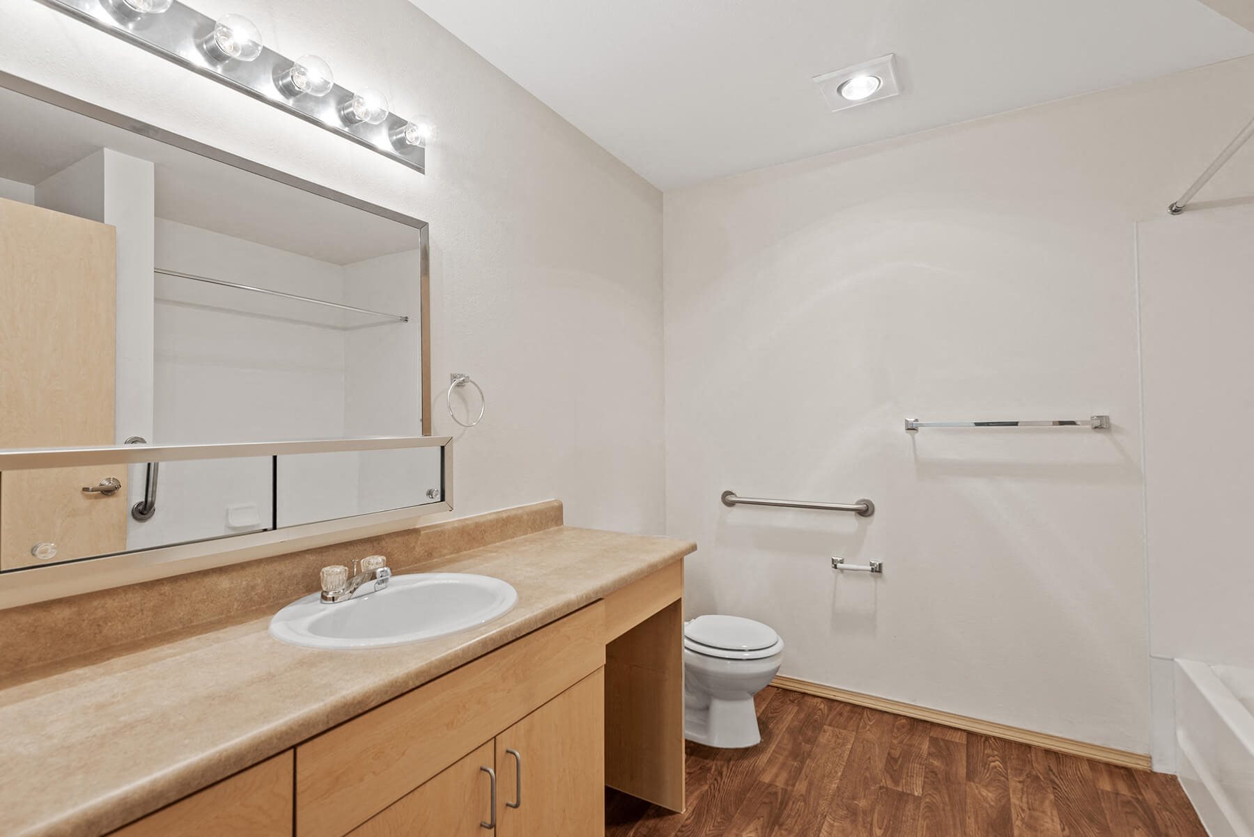 Bathroom at Washington Terance Apartments in Seattle WA